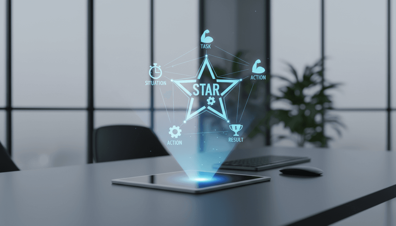 STAR method interview playbook: structured answers, confident delivery.