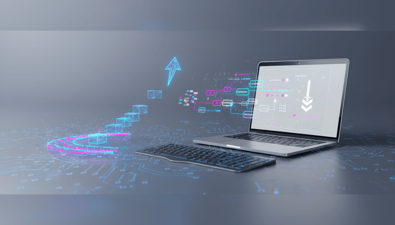 Man coding at night, glowing screen with complex formulas, representing incremental algorithms as a powerful interview a
