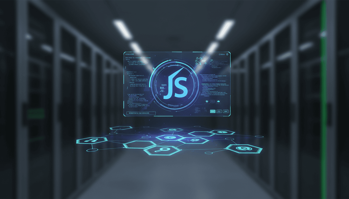 Man coding, looking frustrated. Text overlay: 'JavaScript Interviews: Stop Forgetting the Basics.'
